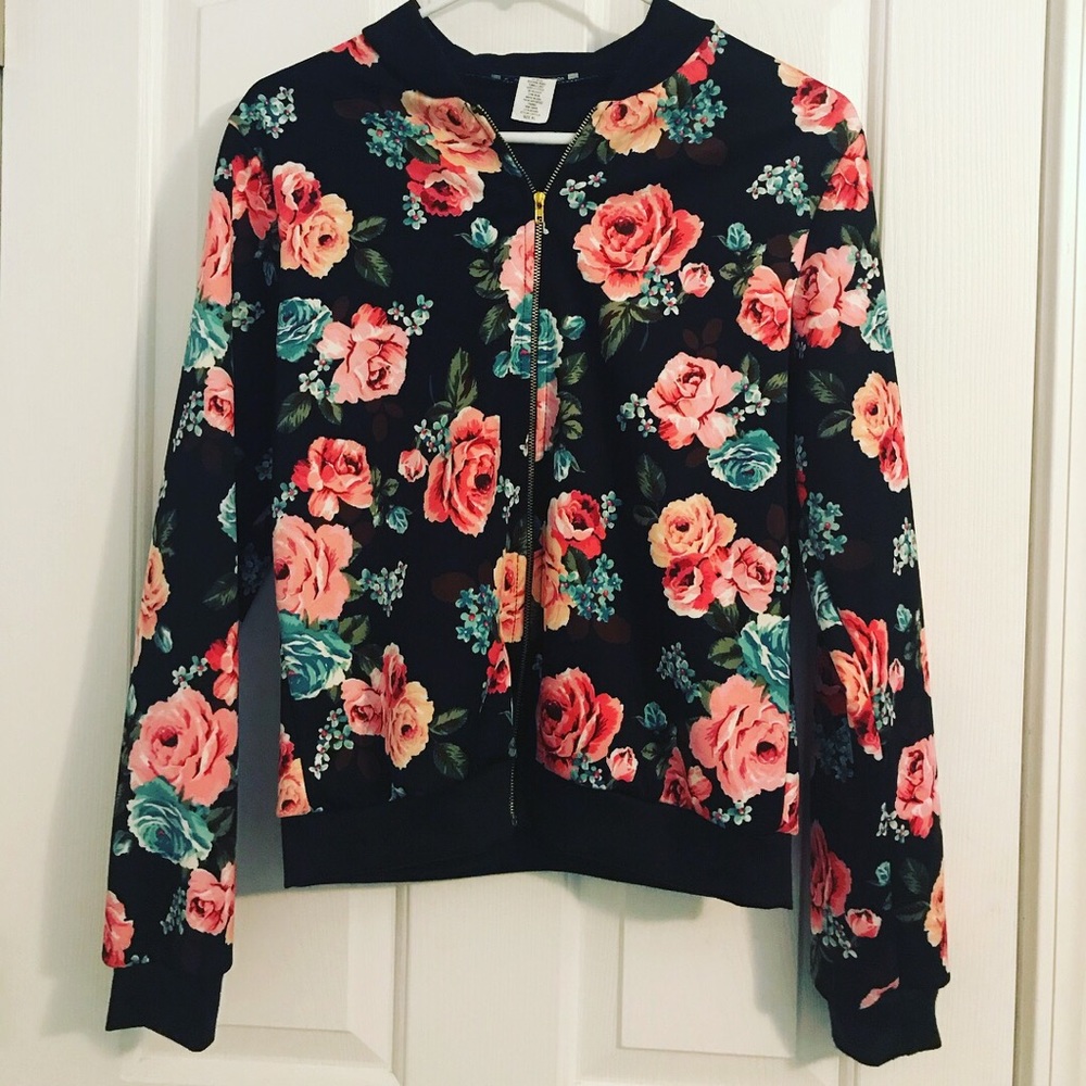Lightweight Floral Jacket